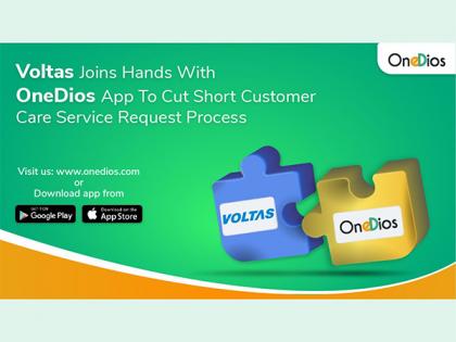 Voltas joins hands with OneDios App to cut short customer care service request process | Voltas joins hands with OneDios App to cut short customer care service request process