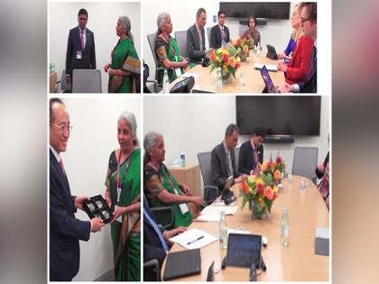 US: Nirmala Sitharaman holds back-to-back bilaterals on sidelines of IMF-World Bank meetings | US: Nirmala Sitharaman holds back-to-back bilaterals on sidelines of IMF-World Bank meetings