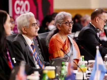 Sitharaman participates in G20 FMs, Central Bank Governors meeting in Washington | Sitharaman participates in G20 FMs, Central Bank Governors meeting in Washington