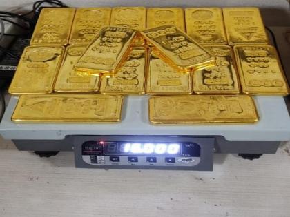 Indian national arriving from Ethiopia arrested with 16 kg gold at Mumbai airport | Indian national arriving from Ethiopia arrested with 16 kg gold at Mumbai airport