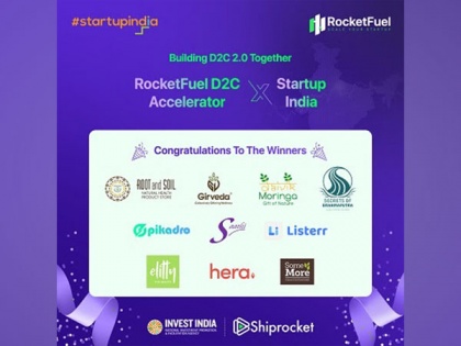 Shiprocket and Invest India announce winners for Rocketfuel D2C Accelerator X Startup India Programme | Shiprocket and Invest India announce winners for Rocketfuel D2C Accelerator X Startup India Programme