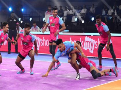 PKL: Deshwal and Ajith help Jaipur Pink Panthers thrash Bengal Warriors | PKL: Deshwal and Ajith help Jaipur Pink Panthers thrash Bengal Warriors