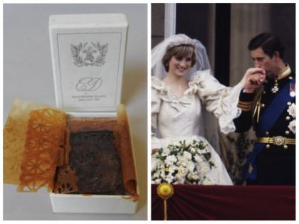 41-year-old piece of cake from King Charles and Princess Diana's 1981 wedding to be auctioned! | 41-year-old piece of cake from King Charles and Princess Diana's 1981 wedding to be auctioned! 41-year-old piece of cake from King Charles and Princess Diana's 1981 wedding to be auctioned! | 41-year-old piece of cake from King Charles and Princess Diana's 1981 wedding to be auctioned!