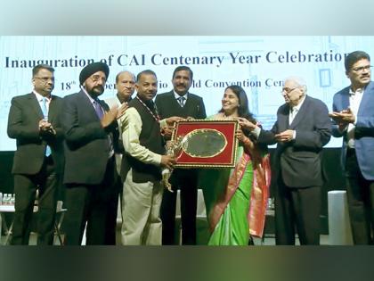 Lifetime achievement award conferred on Padmashree Rajinder Gupta at Centenary Year Celebrations of Cotton Association of India (CAI) | Lifetime achievement award conferred on Padmashree Rajinder Gupta at Centenary Year Celebrations of Cotton Association of India (CAI)