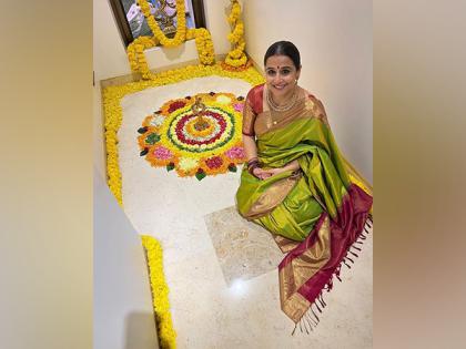 Vidya Balan looks drop-dead gorgeous as she gears up for festive season | Vidya Balan looks drop-dead gorgeous as she gears up for festive season