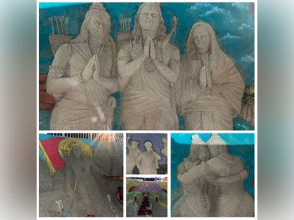 Ayodhya: Sand artists recreating episodes of Ramayana | Ayodhya: Sand artists recreating episodes of Ramayana