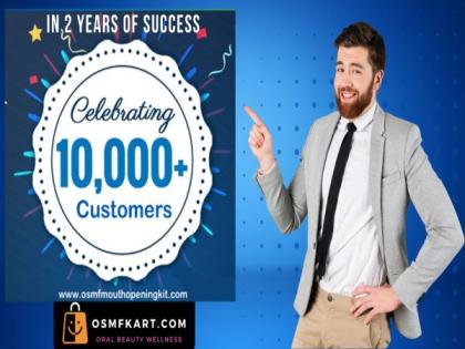 Smile In Hour celebrates 2 years of success with over 10,000 happy customers of OSMF Mouth Opening kits | Smile In Hour celebrates 2 years of success with over 10,000 happy customers of OSMF Mouth Opening kits