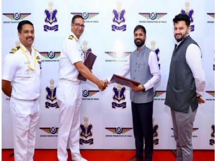 Indian Navy, Drone Federation join hands to promote indigenous drone technology | Indian Navy, Drone Federation join hands to promote indigenous drone technology
