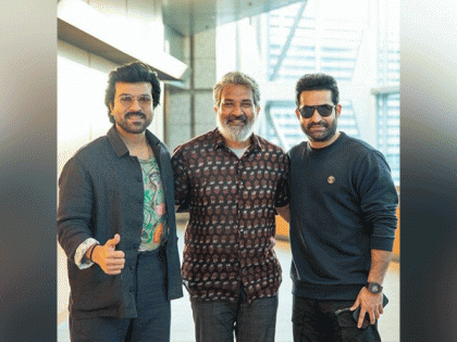 "Love for RRR..." Ram Charan drops picture with SS Rajamouli, Jr NTR from Japan trip | "Love for RRR..." Ram Charan drops picture with SS Rajamouli, Jr NTR from Japan trip