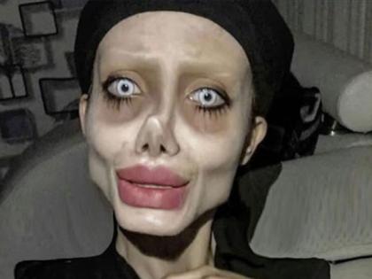Iran's 'Zombie Angelina Jolie' reveals her real face after release from prison | Iran's 'Zombie Angelina Jolie' reveals her real face after release from prison