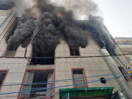 Fire broke out in Narela factory doused off; 2 died, few feared trapped | Fire broke out in Narela factory doused off; 2 died, few feared trapped