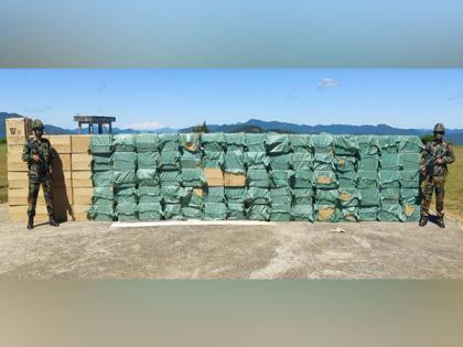 Assam Rifles seizes foreign origin cigarettes worth over Rs 2 crore in Mizoram's Champhai | Assam Rifles seizes foreign origin cigarettes worth over Rs 2 crore in Mizoram's Champhai