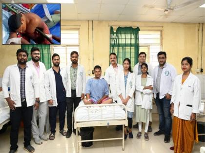 KIMS Doctors give new life to patient, Remove 5-foot-long Bamboo Pole that pierced him | KIMS Doctors give new life to patient, Remove 5-foot-long Bamboo Pole that pierced him