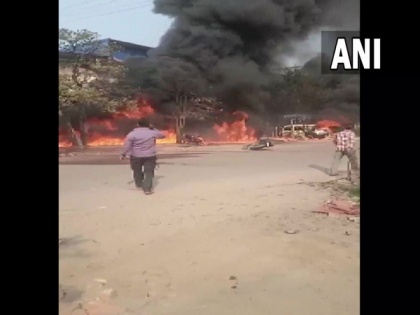 UP: Fire breaks out in Pan Masala company in Kanpur; doused off with 5 tenders | UP: Fire breaks out in Pan Masala company in Kanpur; doused off with 5 tenders