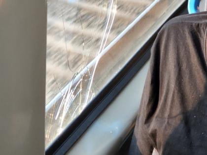 Window glass of Vande Bharat Express with Asaduddin Owaisi onboard "broken" after stone pelting in Gujarat, claims Waris Pathan | Window glass of Vande Bharat Express with Asaduddin Owaisi onboard "broken" after stone pelting in Gujarat, claims Waris Pathan
