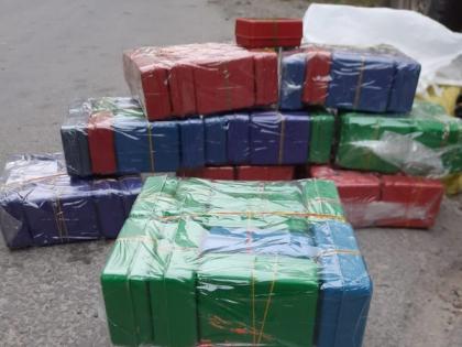 Contraband drugs worth over Rs 8 crore seized in Mizoram's Lunglei, two apprehended | Contraband drugs worth over Rs 8 crore seized in Mizoram's Lunglei, two apprehended Contraband drugs worth over Rs 8 crore seized in Mizoram's Lunglei, two apprehended | Contraband drugs worth over Rs 8 crore seized in Mizoram's Lunglei, two apprehended