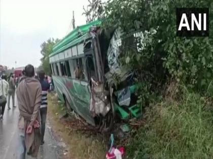 3 dead, 17 injured in bus collision in J-K's Samba district | 3 dead, 17 injured in bus collision in J-K's Samba district