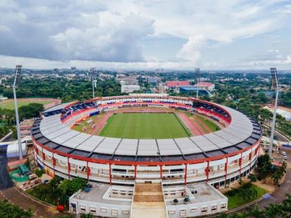 VK Pandian visits Kalinga Stadium to review upcoming facilities | VK Pandian visits Kalinga Stadium to review upcoming facilities