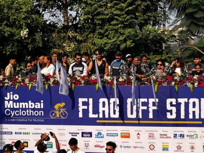 First Edition of Jio Mumbai Cyclothon successfully concluded with over 3500 cycling enthusiasts having participated in the event | First Edition of Jio Mumbai Cyclothon successfully concluded with over 3500 cycling enthusiasts having participated in the event First Edition of Jio Mumbai Cyclothon successfully concluded with over 3500 cycling enthusiasts having participated in the event | First Edition of Jio Mumbai Cyclothon successfully concluded with over 3500 cycling enthusiasts having participated in the event