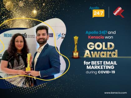 Kenscio bags GOLD Award for 'BEST EMAIL MARKETING during COVID-19 pandemic' at ACEF Content Creators Awards 2022 | Kenscio bags GOLD Award for 'BEST EMAIL MARKETING during COVID-19 pandemic' at ACEF Content Creators Awards 2022
