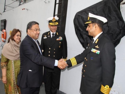 Indian envoy to Japan visits INS Shivalik in Japan's Yokosuka | Indian envoy to Japan visits INS Shivalik in Japan's Yokosuka