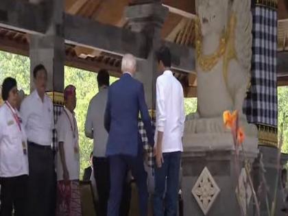 Biden stumbles again during Mangrove forest visit at G20 Summit, Bali | Biden stumbles again during Mangrove forest visit at G20 Summit, Bali
