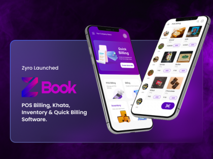 Zyro launches complete Billing & Khata Solutions as Name of Zbook for All Kinds of Business | Zyro launches complete Billing & Khata Solutions as Name of Zbook for All Kinds of Business