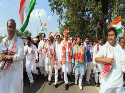 'People want change': Cong yatra in Assam reaches Guwahati | 'People want change': Cong yatra in Assam reaches Guwahati
