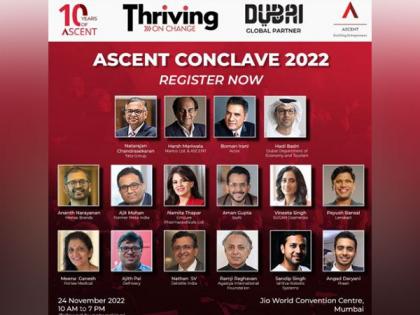 The 7th Edition of the ASCENT Conclave 2022 to be Hosted in Partnership with Dubai Department of Economy and Tourism | The 7th Edition of the ASCENT Conclave 2022 to be Hosted in Partnership with Dubai Department of Economy and Tourism