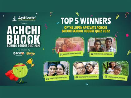 Meet the top 5 champions of Lupin Aptivate Achchi Bhook School Foodie Quiz 2022 | Meet the top 5 champions of Lupin Aptivate Achchi Bhook School Foodie Quiz 2022