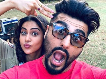 Arjun Kapoor, Rakul Preet miss Bhumi Pednekar as they resume shooting for their next film | Arjun Kapoor, Rakul Preet miss Bhumi Pednekar as they resume shooting for their next film Arjun Kapoor, Rakul Preet miss Bhumi Pednekar as they resume shooting for their next film | Arjun Kapoor, Rakul Preet miss Bhumi Pednekar as they resume shooting for their next film