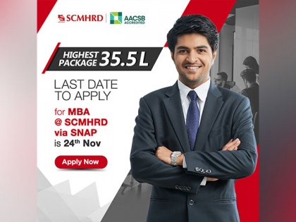 SCMHRD: Applications for the cutting-edge MBA programmes to close on November 24; registration via SNAP | SCMHRD: Applications for the cutting-edge MBA programmes to close on November 24; registration via SNAP
