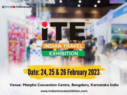 Karnataka to host 'Indian Travel Exhibition' India's leading Travel and Tourism Expo in February 2023 | Karnataka to host 'Indian Travel Exhibition' India's leading Travel and Tourism Expo in February 2023 Karnataka to host 'Indian Travel Exhibition' India's leading Travel and Tourism Expo in February 2023 | Karnataka to host 'Indian Travel Exhibition' India's leading Travel and Tourism Expo in February 2023