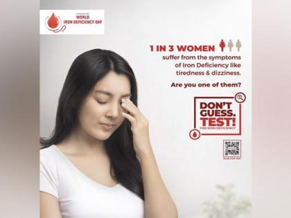 1 in 3 women suffer from Iron Deficiency symptoms including tiredness[1,2,3] and dizziness[4,5] | 1 in 3 women suffer from Iron Deficiency symptoms including tiredness[1,2,3] and dizziness[4,5]