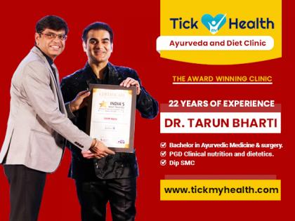 Tick My Health grabs India's most trusted brand of the year 2022 award for the most innovative nutritionist clinic in Delhi, NCR | Tick My Health grabs India's most trusted brand of the year 2022 award for the most innovative nutritionist clinic in Delhi, NCR