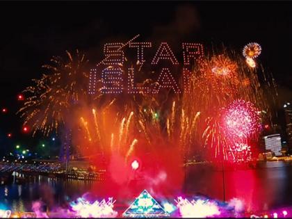 JCB supports fireworks at Star Island event in Singapore | JCB supports fireworks at Star Island event in Singapore