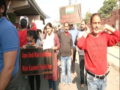 Kashmiri Pandits hold barefoot march in Jammu, demand to ensure their "Right to Life" | Kashmiri Pandits hold barefoot march in Jammu, demand to ensure their "Right to Life"