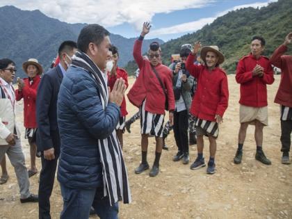 Arunachal CM Pema Khandu visits last village of India, promises improved infra | Arunachal CM Pema Khandu visits last village of India, promises improved infra