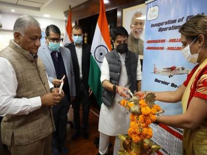 Jyotiraditya Scindia inaugurates multiple flights to boost connectivity to North East | Jyotiraditya Scindia inaugurates multiple flights to boost connectivity to North East