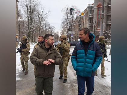 Bear Grylls met Volodymyr Zelenskyy , check out glimpse of their meeting in war-torn country | Bear Grylls met Volodymyr Zelenskyy , check out glimpse of their meeting in war-torn country