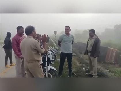 One dead, several injured after bus overturns hitting divider | One dead, several injured after bus overturns hitting divider One dead, several injured after bus overturns hitting divider | One dead, several injured after bus overturns hitting divider