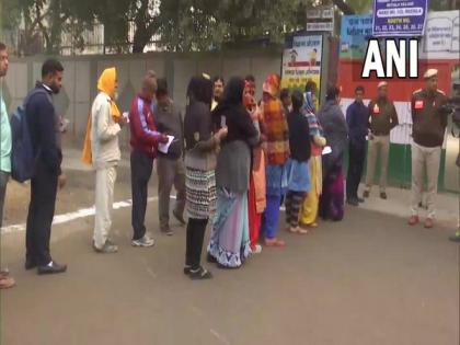 MCD polls: 18 pc voter turnout recorded till 12 noon, brisk polling underway | MCD polls: 18 pc voter turnout recorded till 12 noon, brisk polling underway
