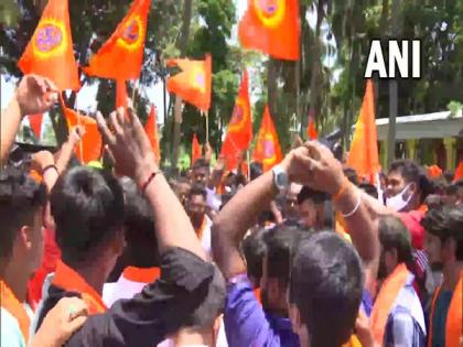 Karnataka: Heavy police deployment for Hanuman Sankirtan March in Srirangapatna | Karnataka: Heavy police deployment for Hanuman Sankirtan March in Srirangapatna