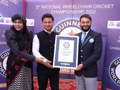 Narayan Seva Sansthan bags the Guinness Book of World Records by hosting world's largest wheelchair cricket tournament | Narayan Seva Sansthan bags the Guinness Book of World Records by hosting world's largest wheelchair cricket tournament