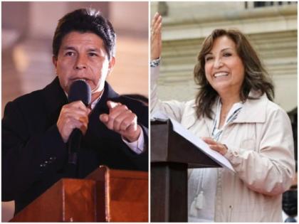 Peru's VP Dina Boluarte sworn in as President after Pedro Castillo removed from office | Peru's VP Dina Boluarte sworn in as President after Pedro Castillo removed from office