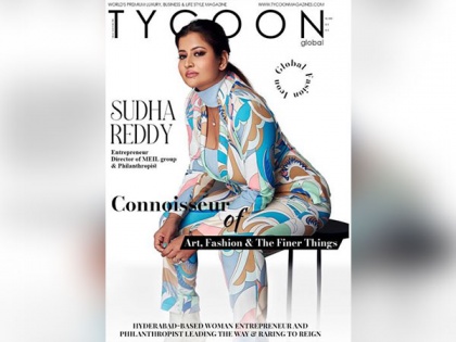 Hyderabad's Impresario Sudha Reddy graces Tycoon Global Cover | Hyderabad's Impresario Sudha Reddy graces Tycoon Global Cover