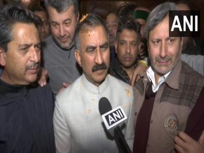 Thankful to Gandhi family for this opportunity: Sukhwinder Singh Sukhu on being elected as Himachal CM | Thankful to Gandhi family for this opportunity: Sukhwinder Singh Sukhu on being elected as Himachal CM
