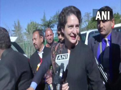 "We are very happy," Priyanka Gandhi on Himachal CM designate oath-taking | "We are very happy," Priyanka Gandhi on Himachal CM designate oath-taking