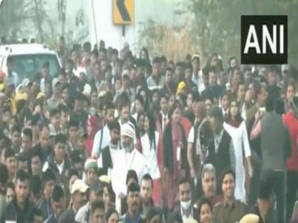 Congress' Bharat Jodo Yatra resumes from Bundi in Rajasthan | Congress' Bharat Jodo Yatra resumes from Bundi in Rajasthan