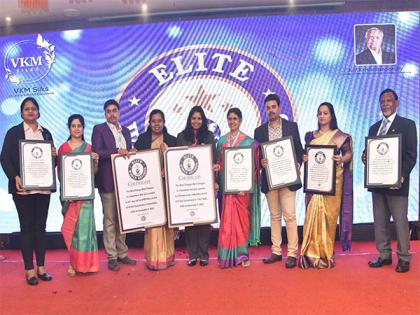 VKM Silks sets Elite World Records for their artistry handloom silk saris | VKM Silks sets Elite World Records for their artistry handloom silk saris